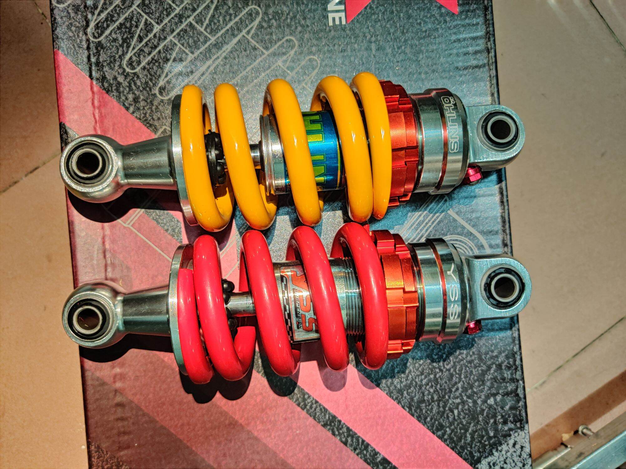Phuộc OHLINS/Yss ko bình lắp Ex135 Ex2010 Ex11 Ex150