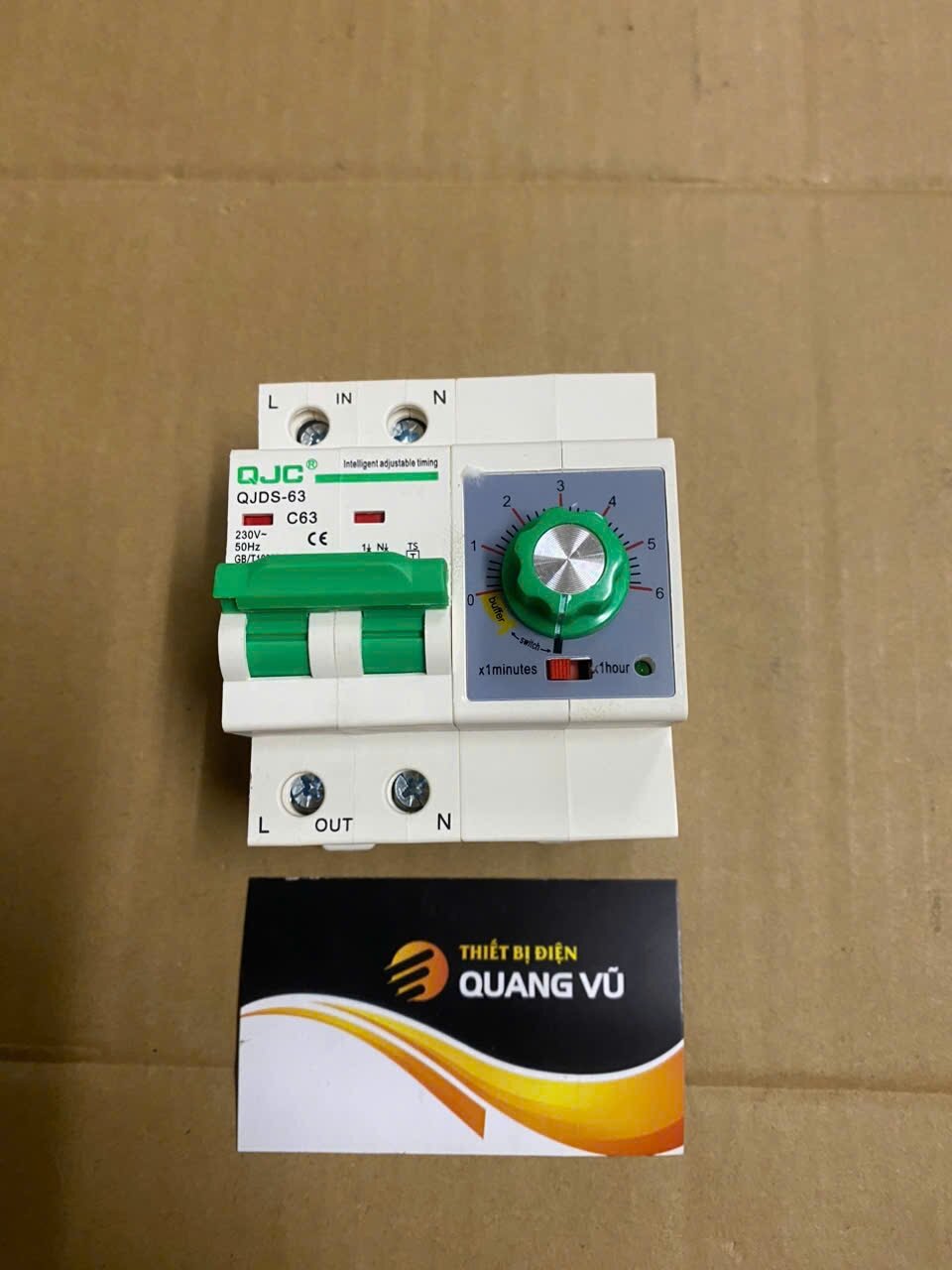 Aptomat hẹn giờ 3 pha 4 dây 63a