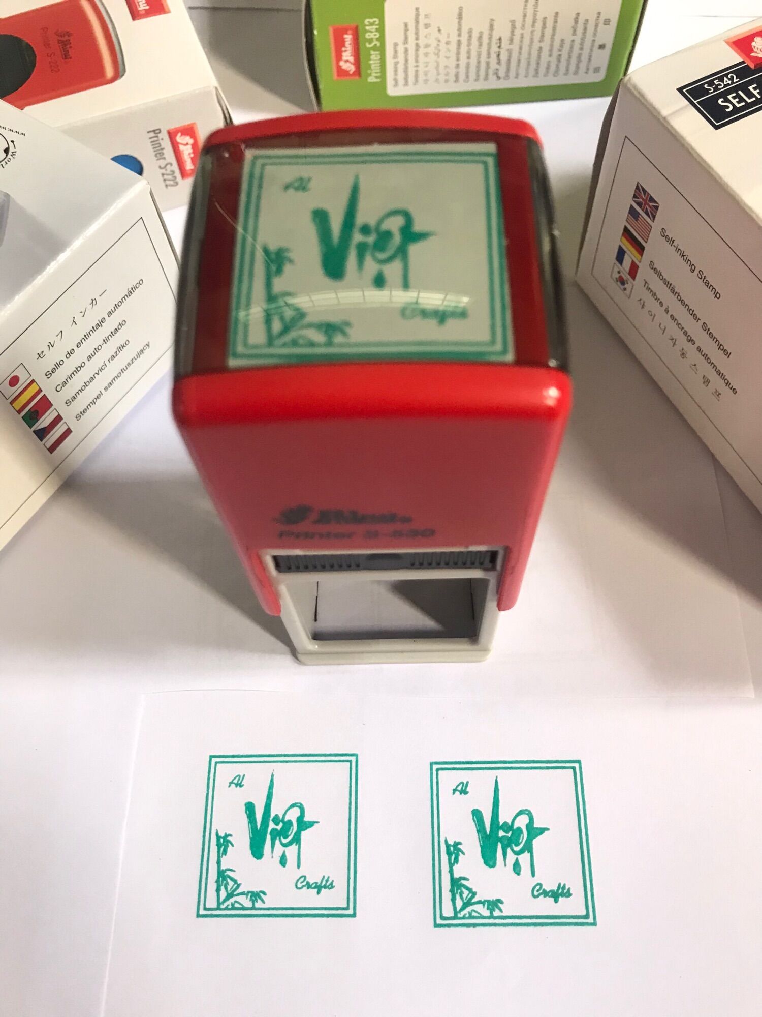 Khắc dấu logo đẹp chất lượng, uy tín loại vuông tròn theo yêu cầu