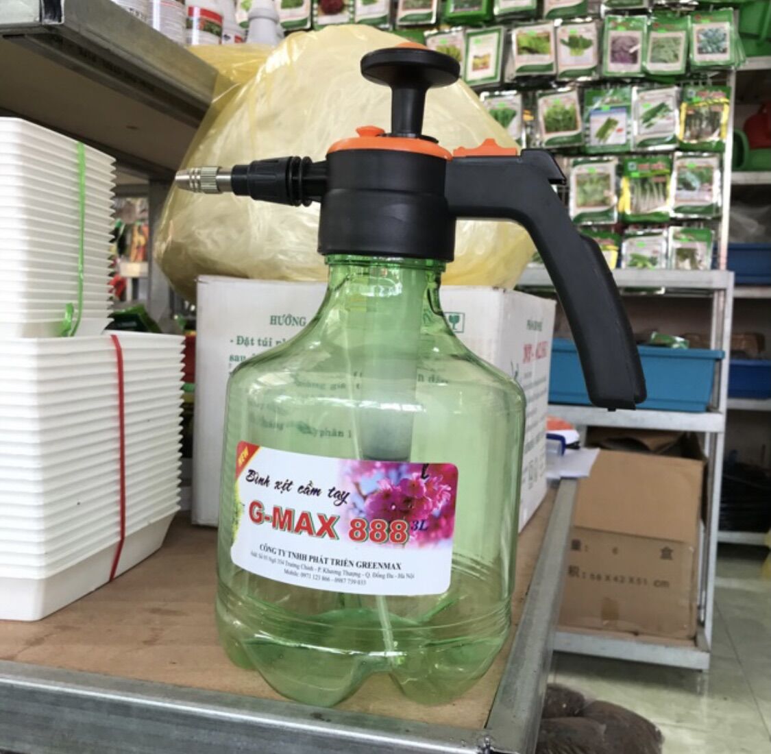 Bình bơm xịt tưới cây Gmax 3 Lít- Gmax