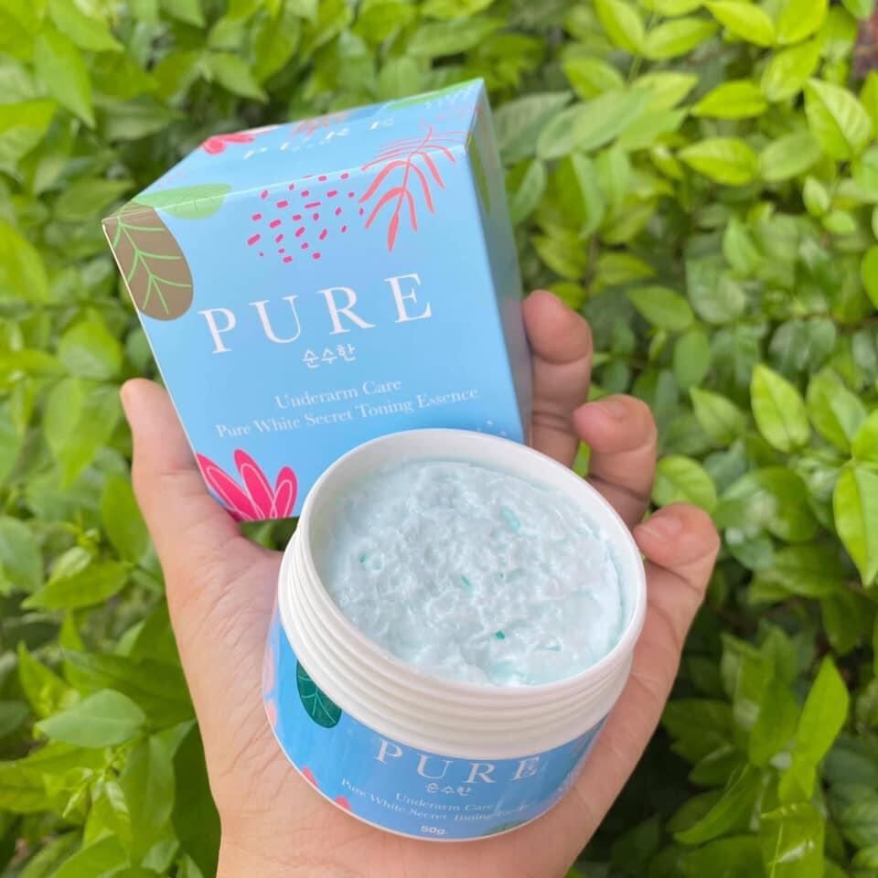 Kem Pure dưỡng thâm nách, thâm mông bikini, rạn da Thái Lan Chính Hãng 50g