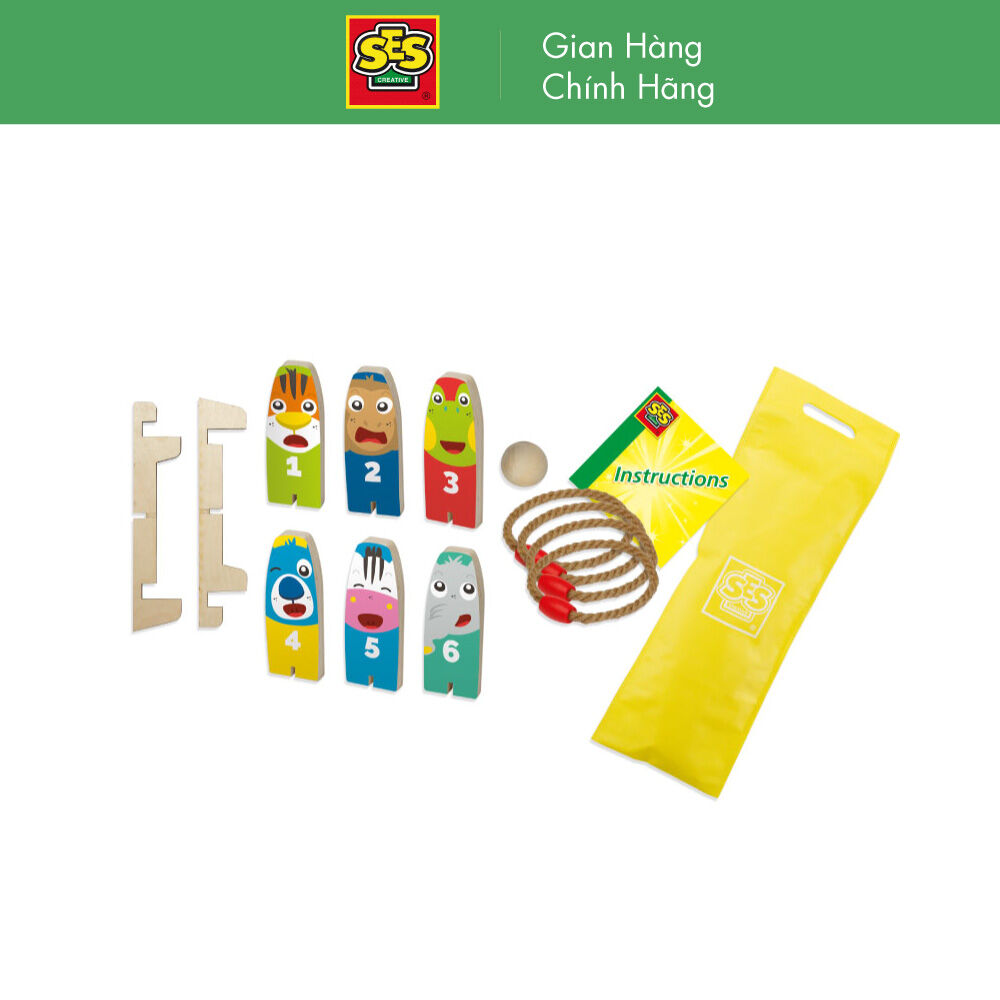 ĐỒ CHƠI NGOÀI TRỜI BOWLING AND RING TOSS - SES CREATIVE