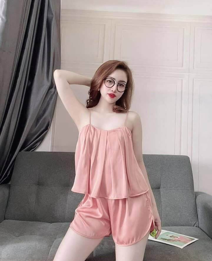 Set bộ ngủ lụa satin cao cấp