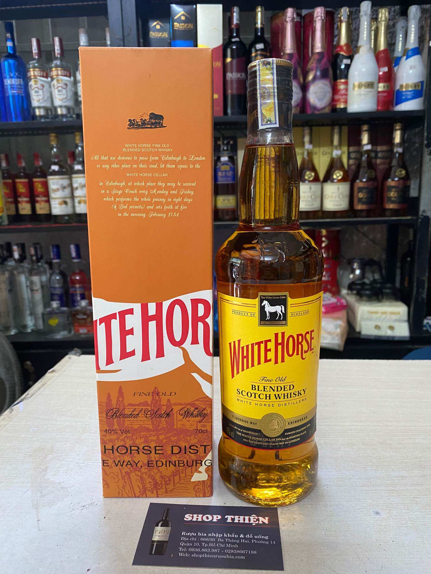 WHITE HORSE Blend Scotch Whisky 40% 700ml