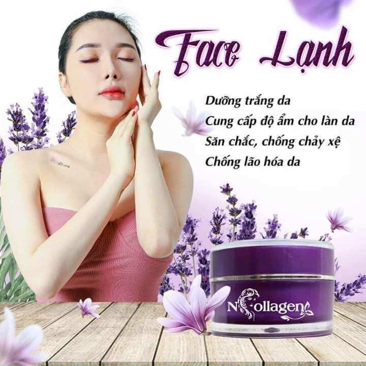 Kem face lạnh ncollagen dưỡng trắng da ban đêm
