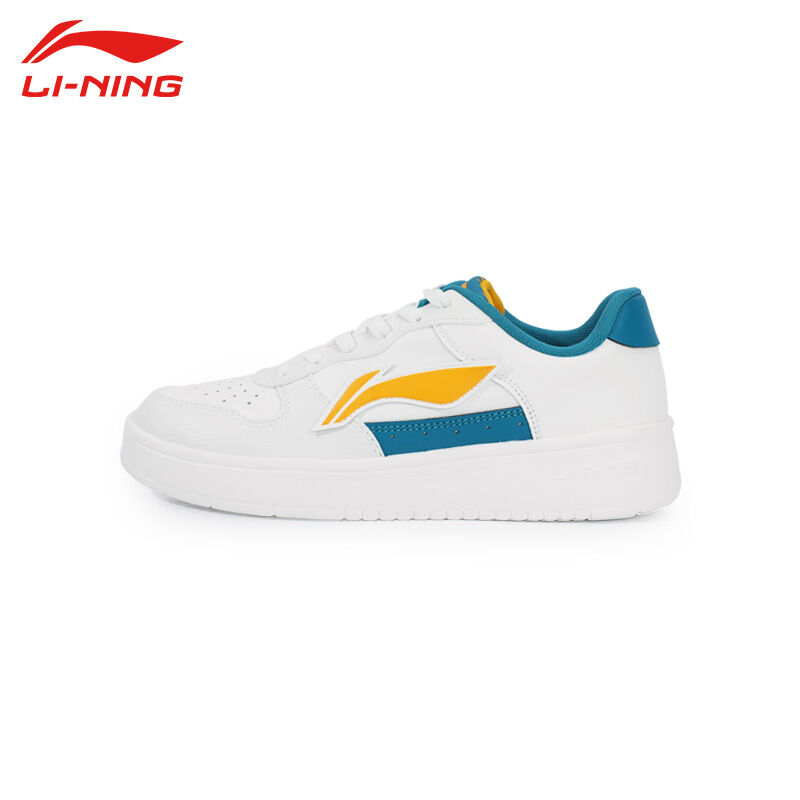 Giày đế bằng nam li-ning giày nam mẫu mới mùa xuân sản phẩm chính hãng giày trắng thoáng khí đế dày giày trượt ván thường nam giày trắng