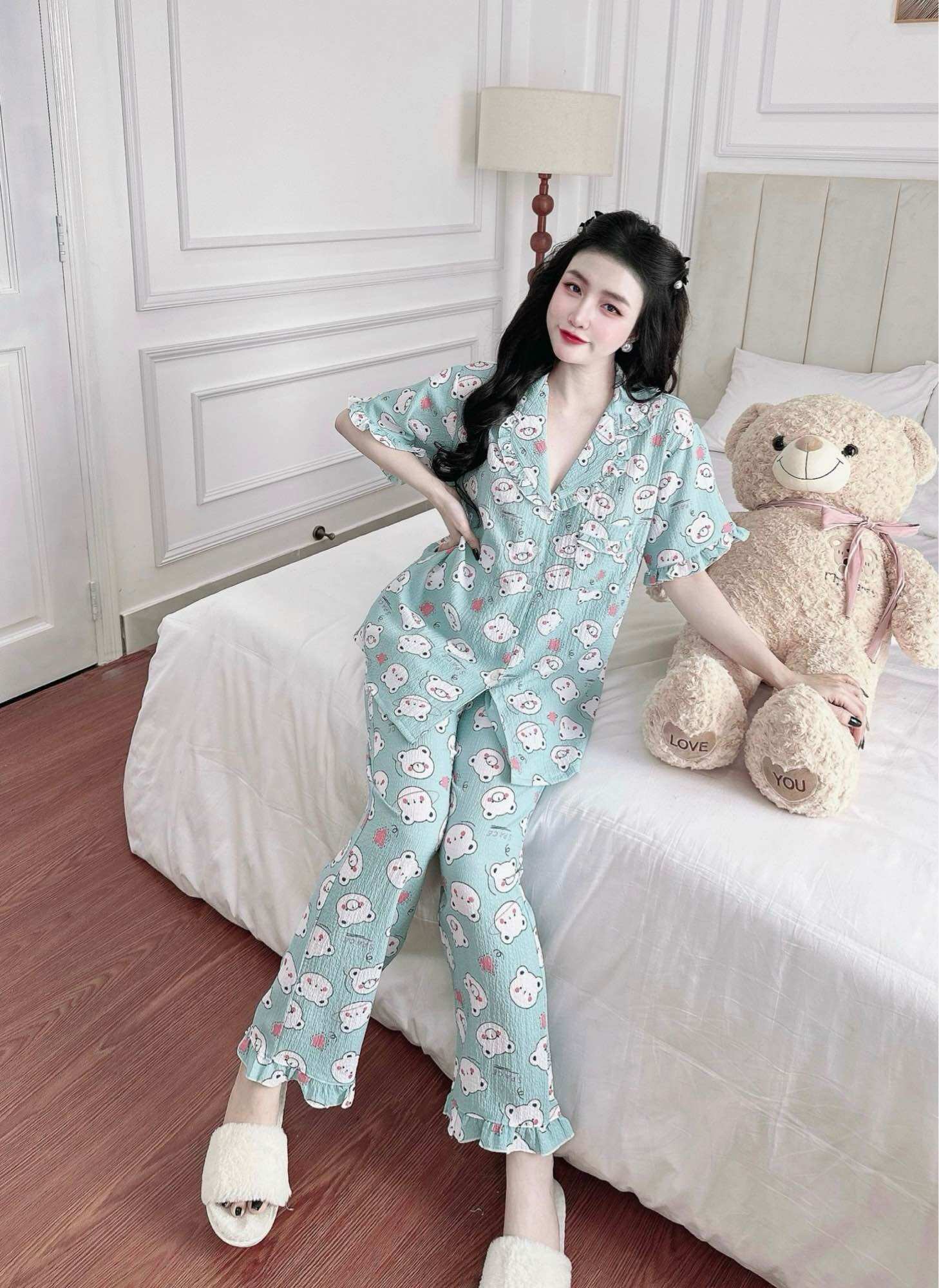 Đồ bộ đũi xốp form chuẩn bigsize 55-100kg - chất mát
