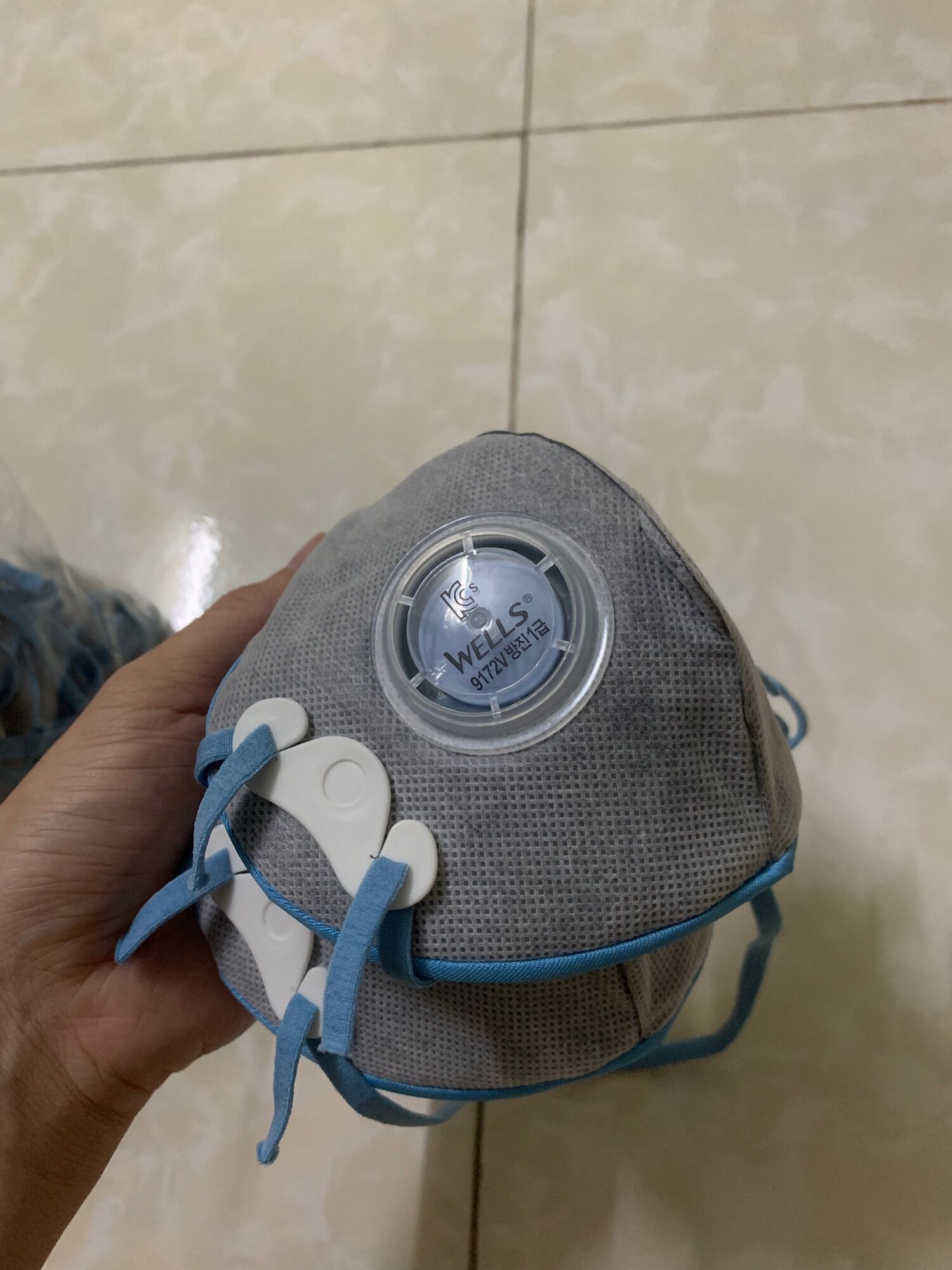 combo 10 khẩu trang 9172V Hàn Quốc phòng độc có van thở