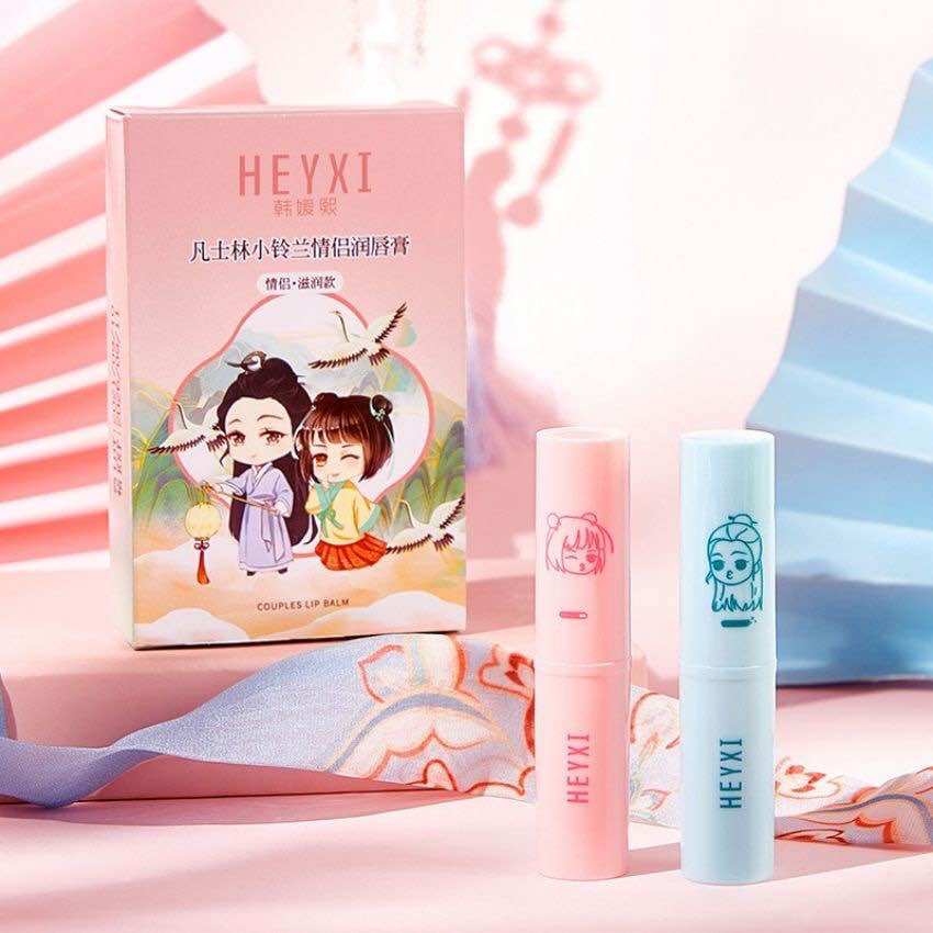 Set 2 son dưỡng căng mọng môi heyxi