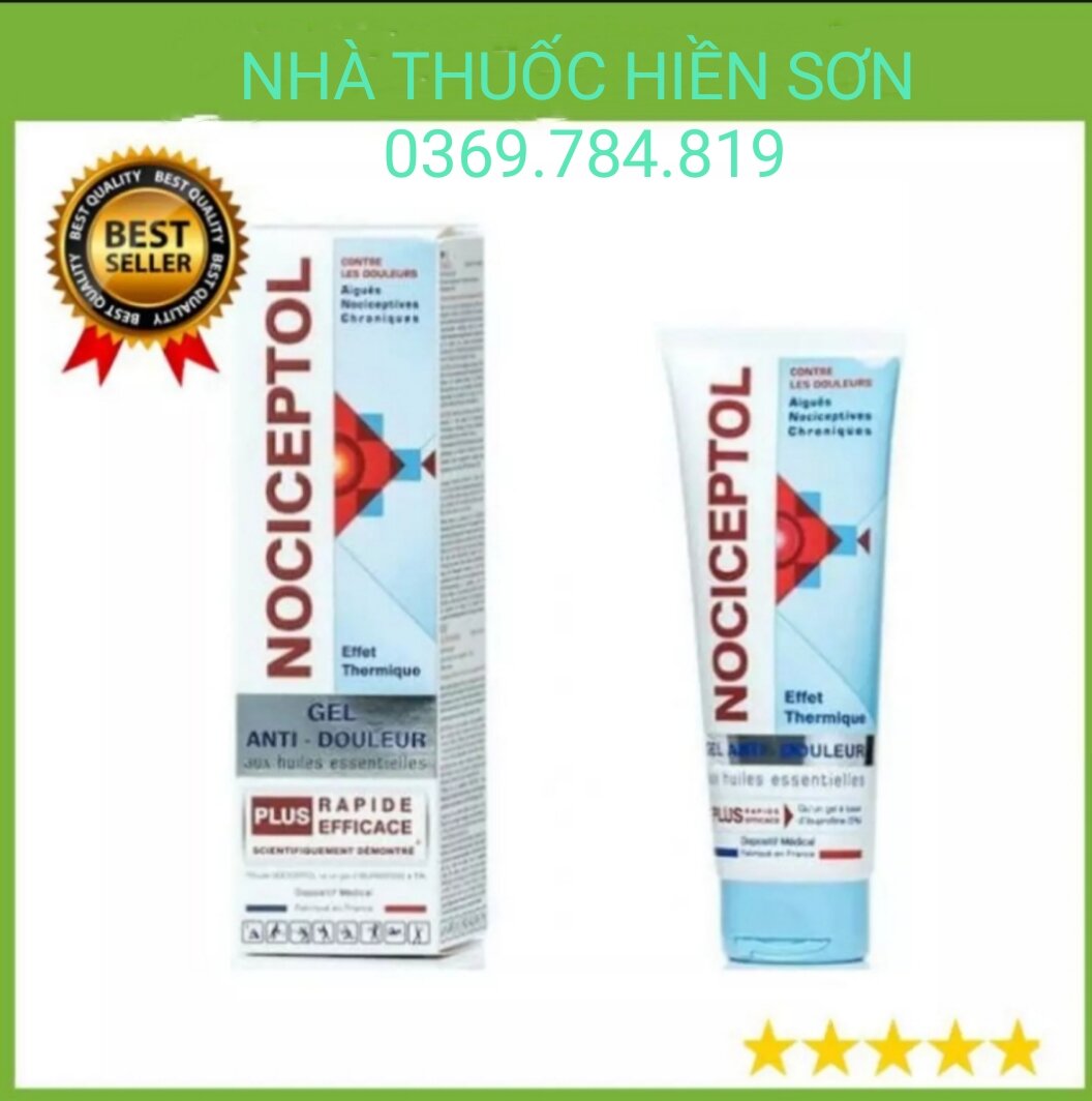 [HOẢ TỐC] NOCICEPTOL 120ml- Gel bôi giảm đau xương khớp nhập khẩu Pháp - CHÍNH HÃNG