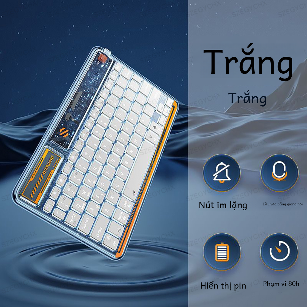 2023 Bàn Phím Bluetooth Có Đèn Nền Pha Lê Cho Ipad Android Windows Ios Máy Tính Bảng Bàn Phím Teclado Không Dây Cho Samsung Huawei