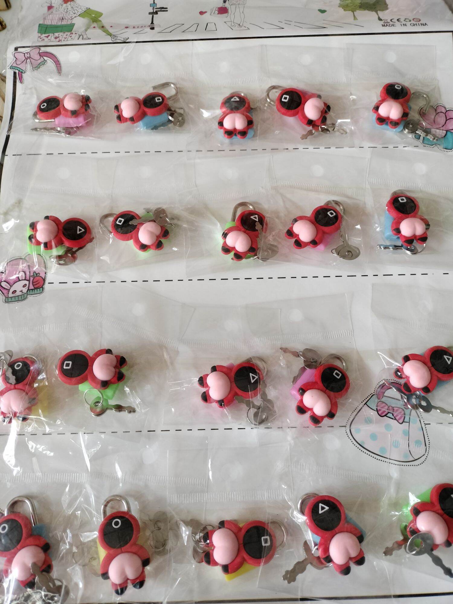 Sỉ vỉ 20 ổ khoá mini cực xinh đồ chơi cho bé