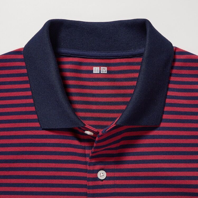 Áo Polo kẻ Nam Uniqlo
