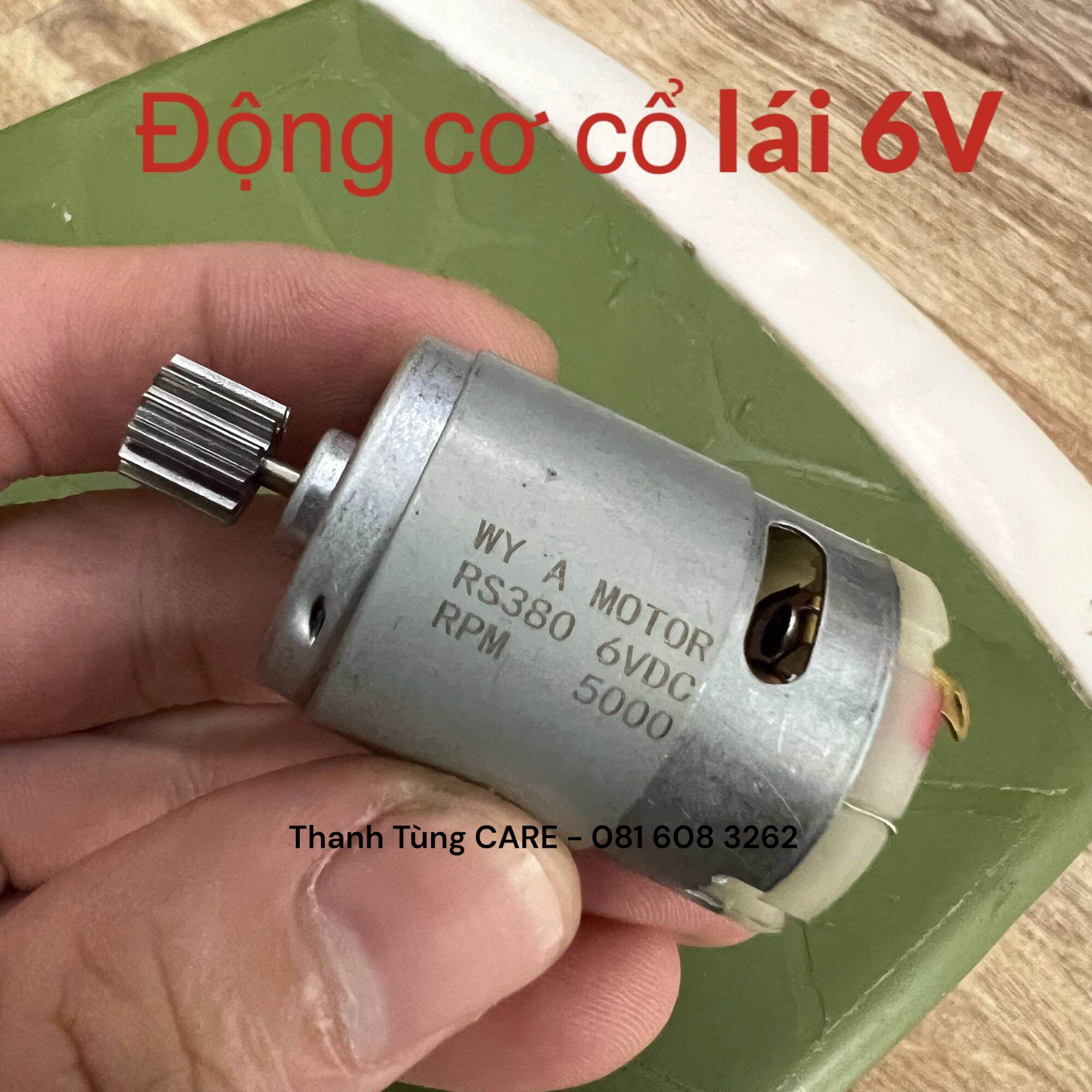 [Mô tơ] Động cơ xe điện trẻ em RS-390/550 - 6V/12V - Mô tơ RS390/550 dùng cho xe điện trẻ em 6V/12V tốc độ cao