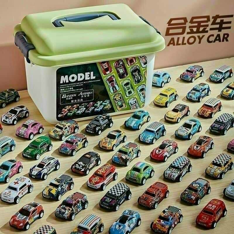 Bộ 30 xe ô tô đồ chơi mô hình cho bé