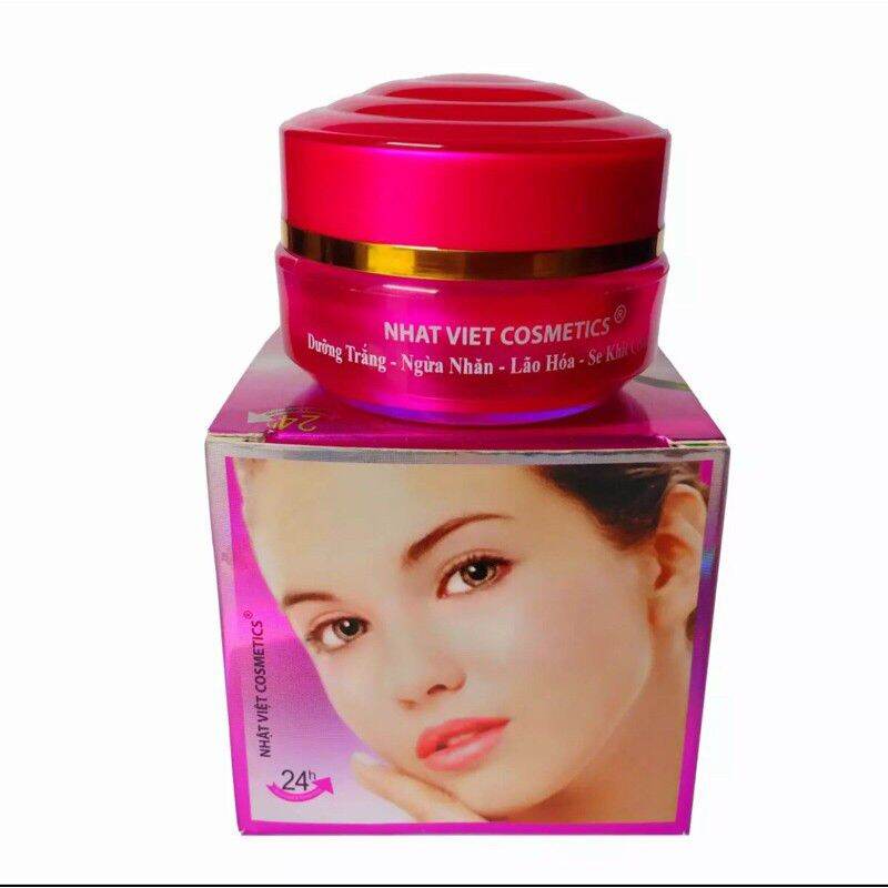 Kem Nhật Việt trà xanh dưỡng trắng ngừa lão hoá 12g