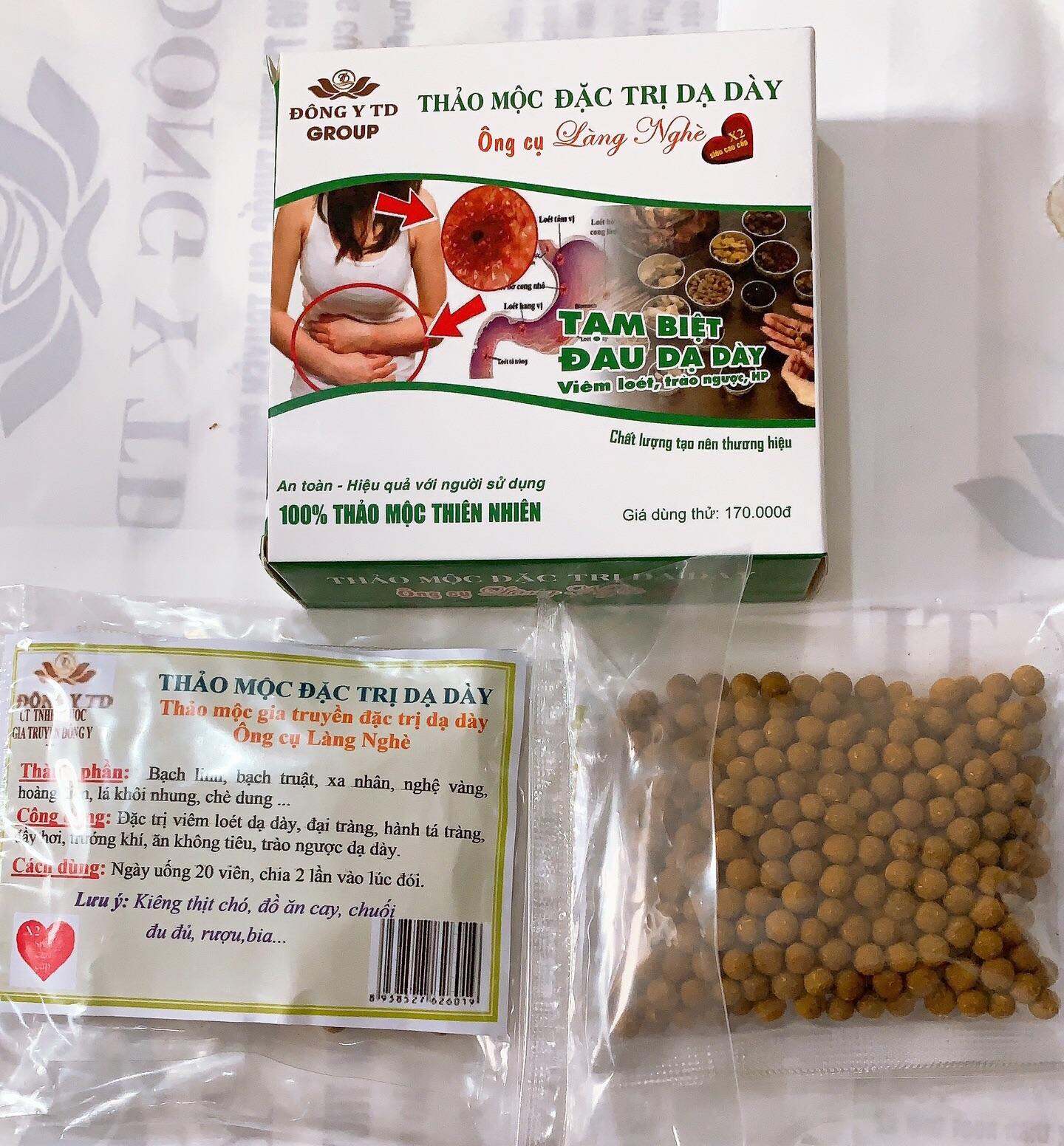 Thảo mộc dạ dày dùng 12 ngày