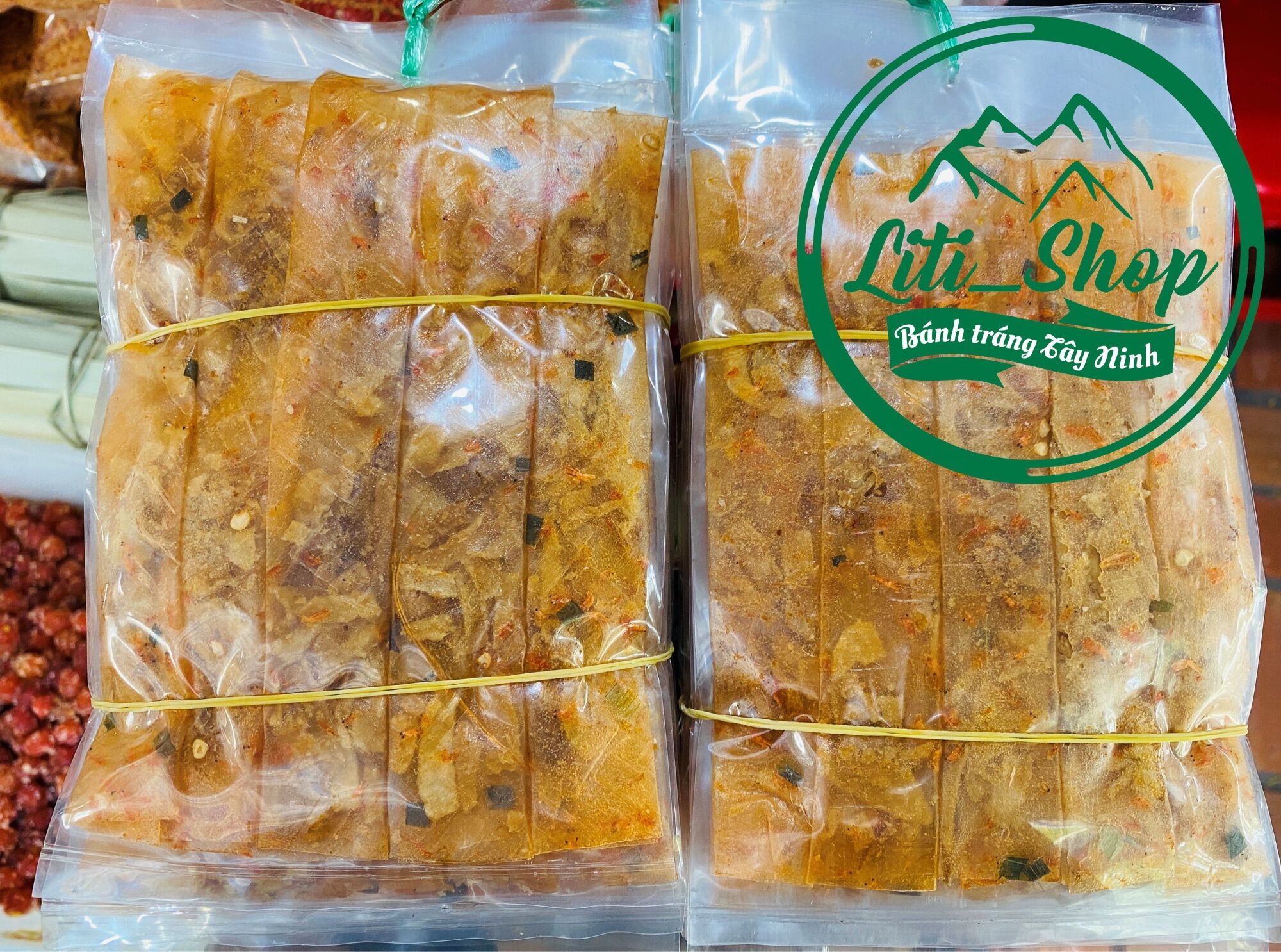 Xâu dẻo tôm cuốn hành phi 300Gr
