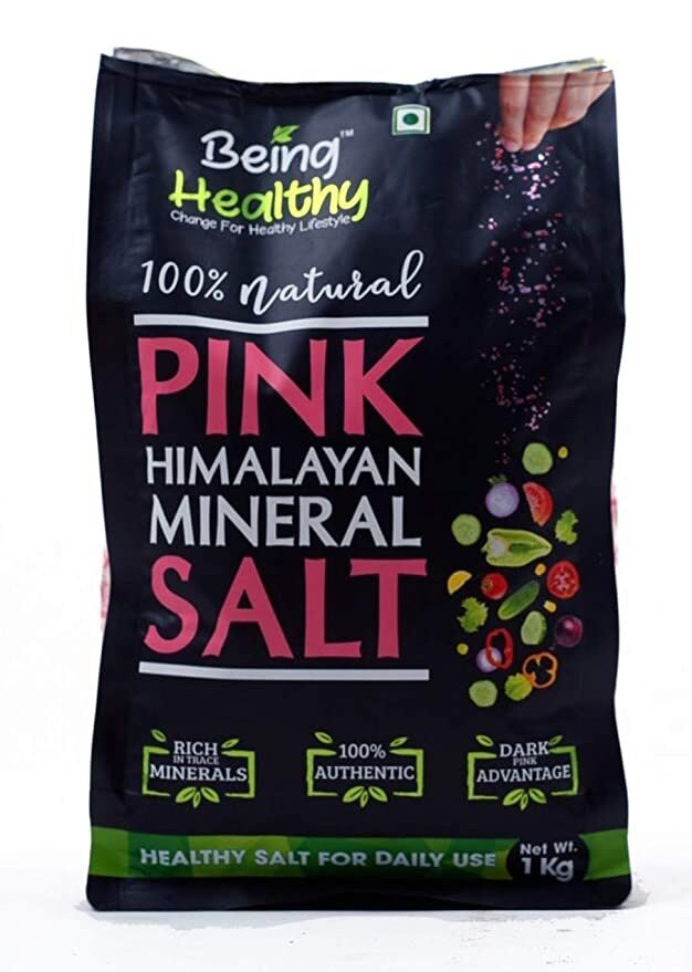 Being Healthy 100% Natural Pink Himalayan Mineral Salt 1kg