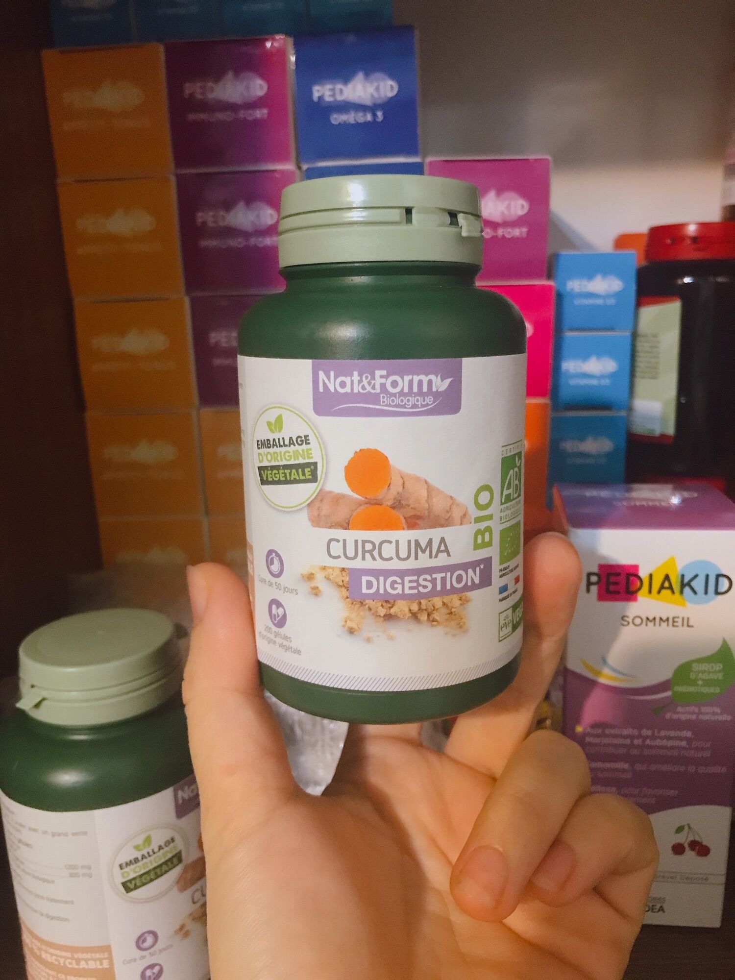 Viên tinh nghệ hữu cơ Nat & Form Pháp