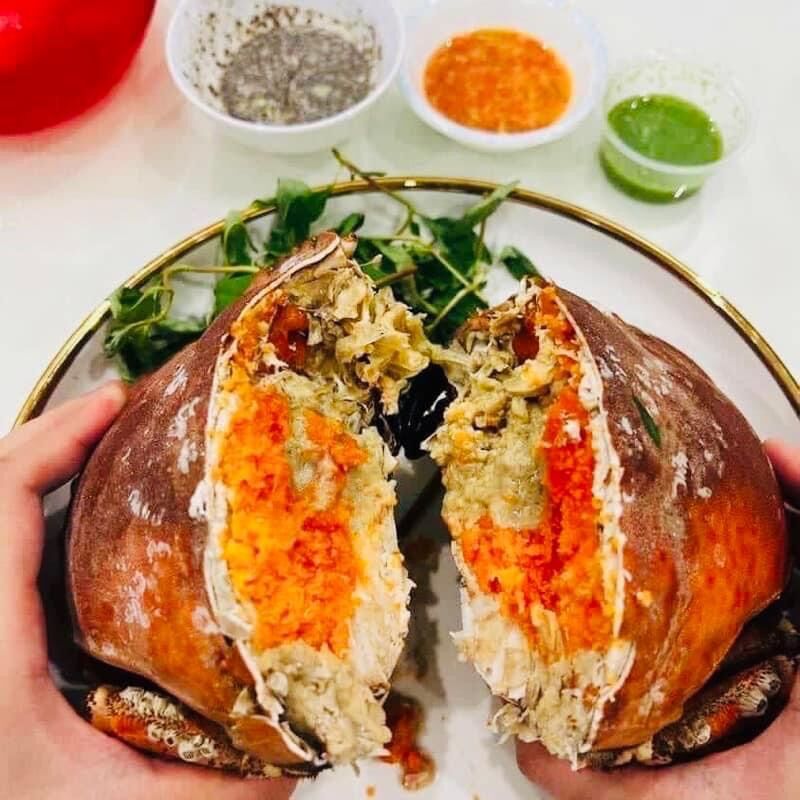 [BAO 1 - ĐỔI 1]. CUA NÂU SIÊU GẠCH SIZE 600-800G/CON.