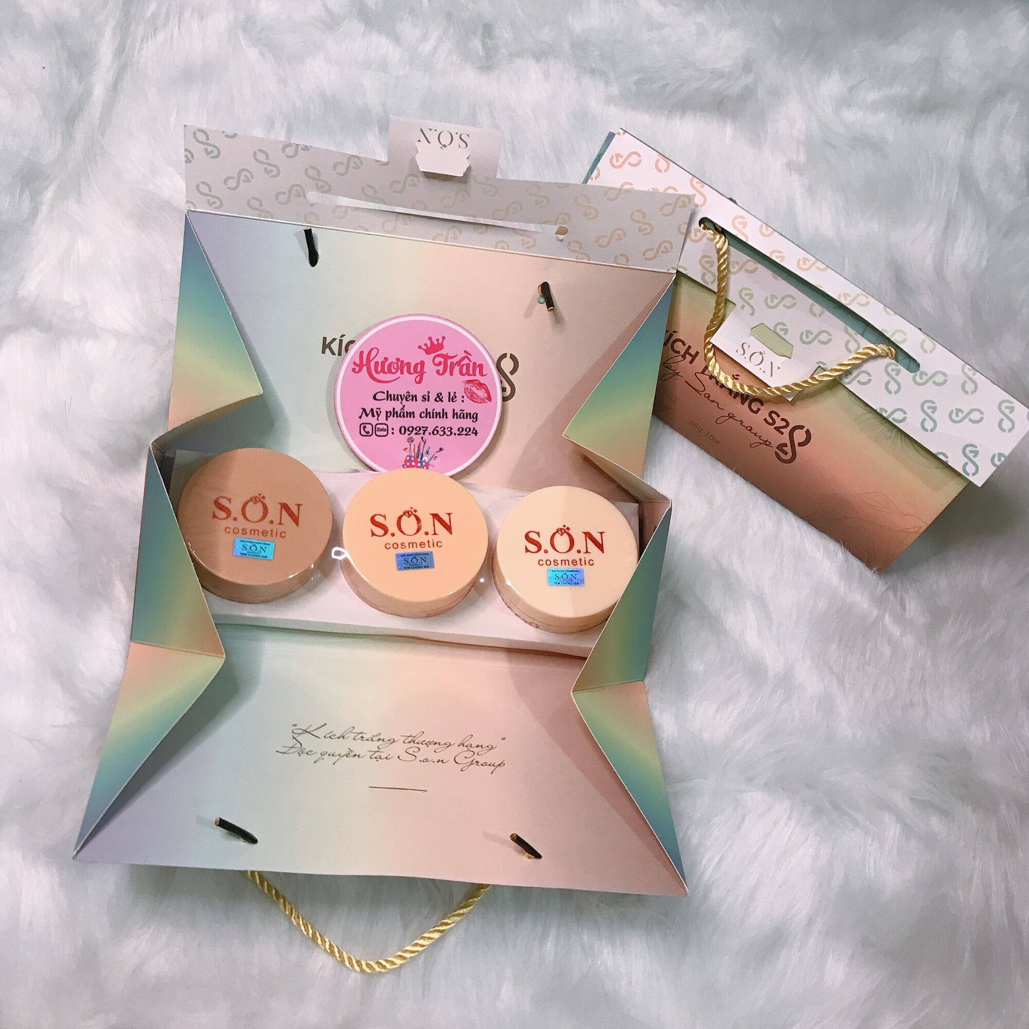 [ chính hãng] Kem Kích Trắng Body Tam sắc S2 Son cosmetics - 3 hũ