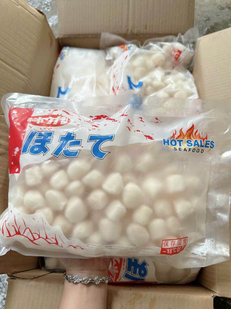 (HCM)Còi sò điệp Nhật size trung, bịch 1kg net 7
