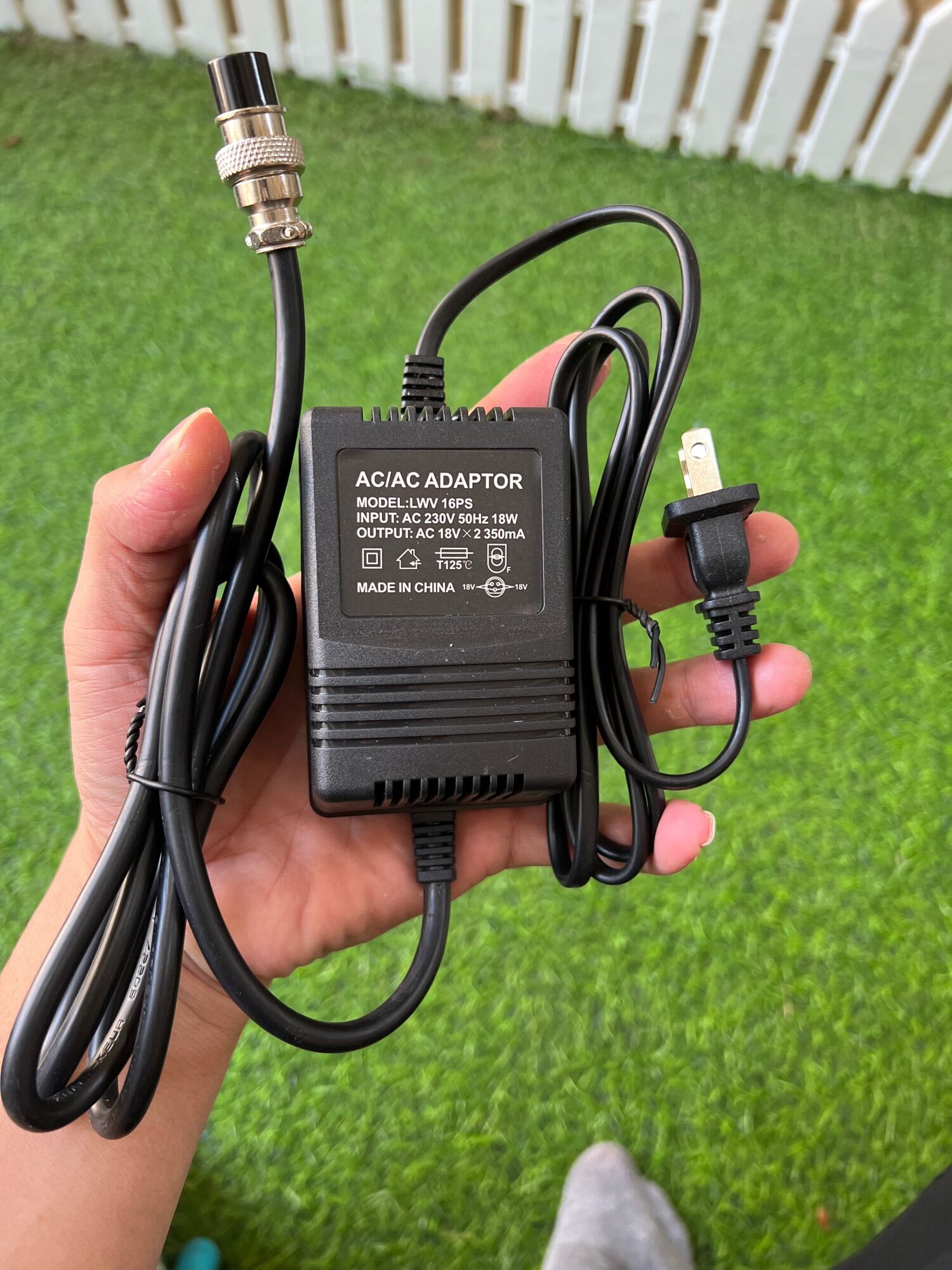 AC 18V x2 350ma adapter nguồn bàn trộn âm mixer lwv 16ps
