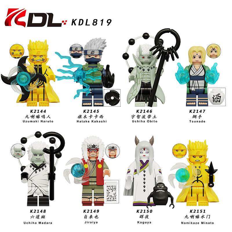 Minifigure Naruto Đồ Chơi Lắp Ráp Minifigure Các Nhân Vật Truyện Tranh Naruto Shipuden