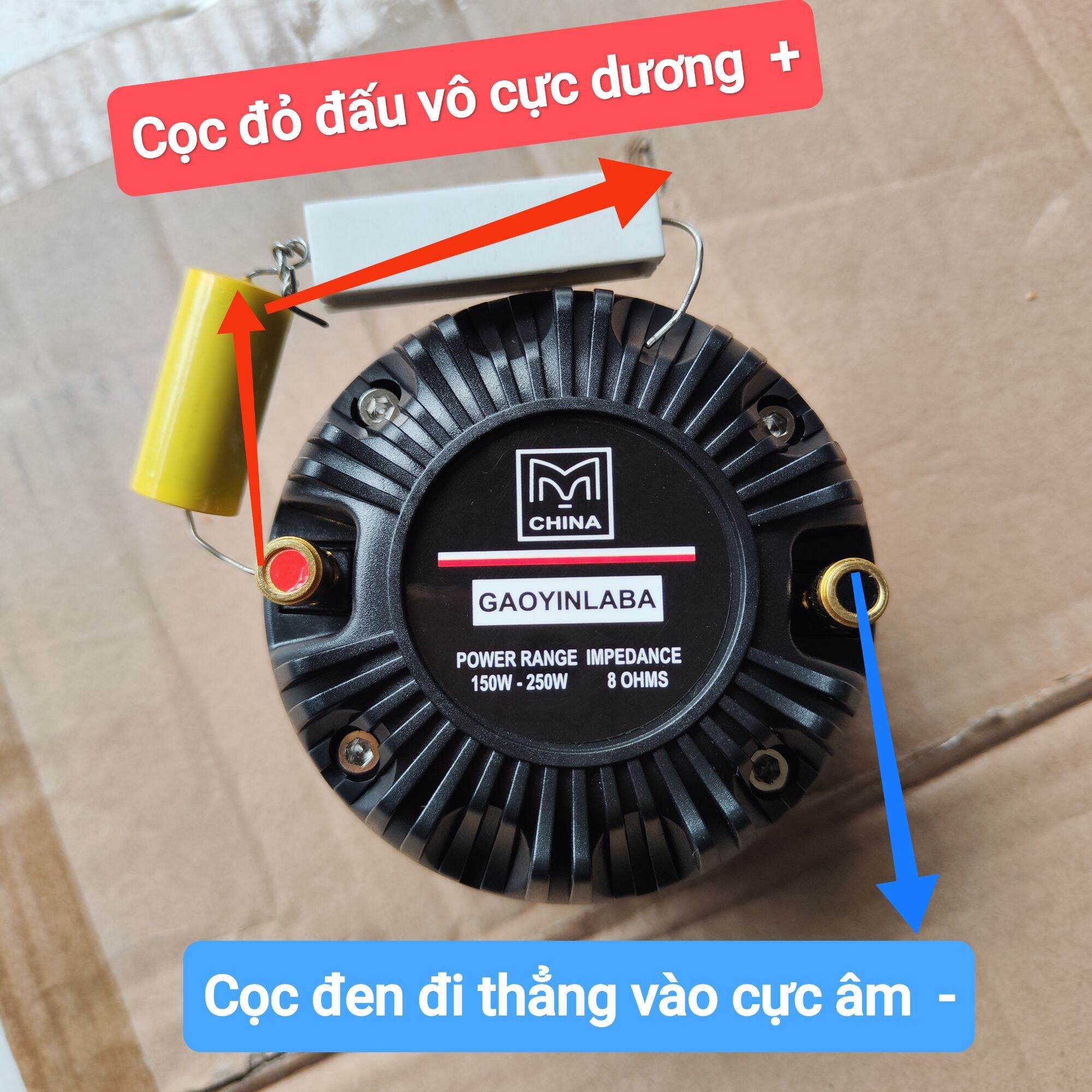 Loa Treble 350 Matin ren vặn 34 nhập TQ