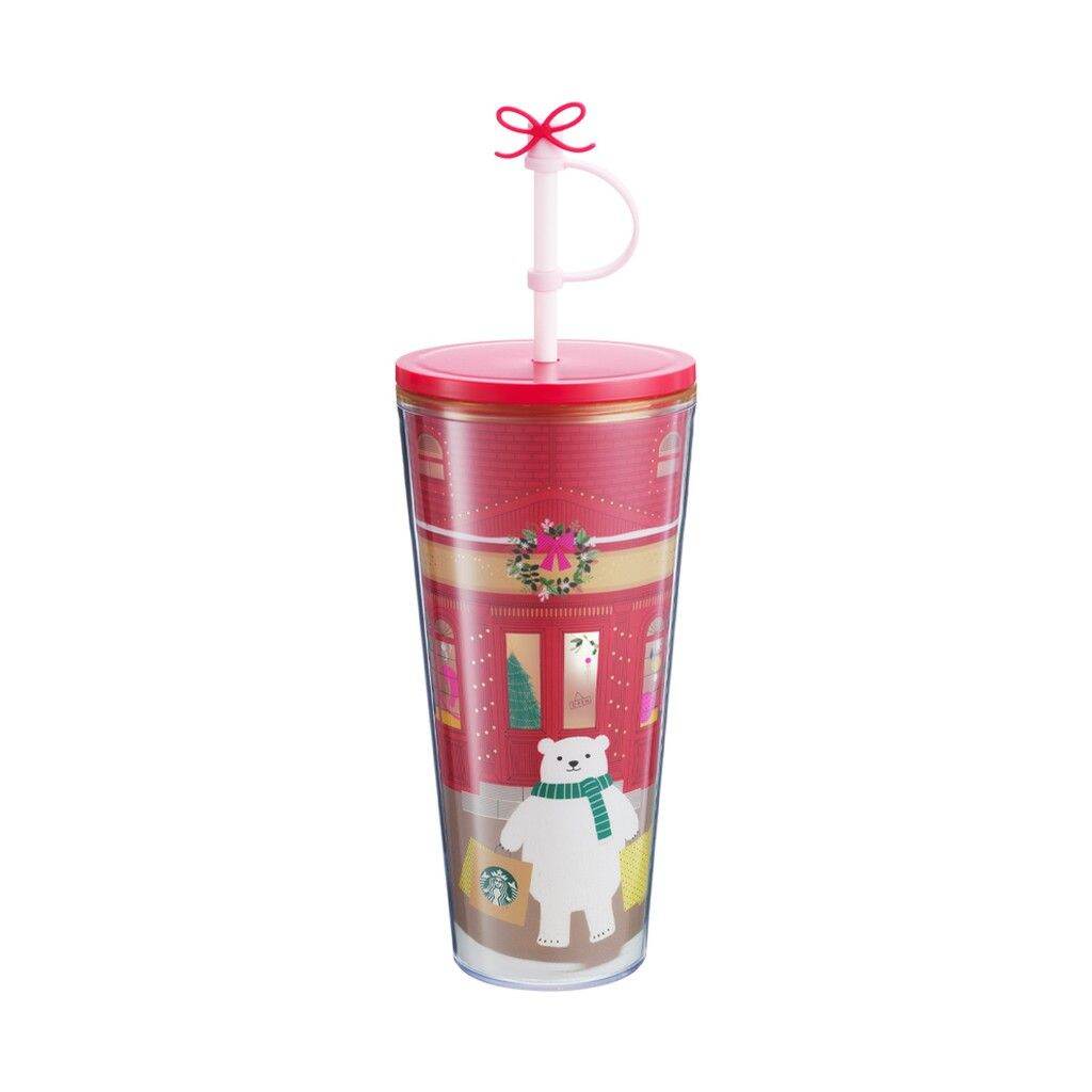 Ly Starbucks Plastic Holiday Shopping 591ml
