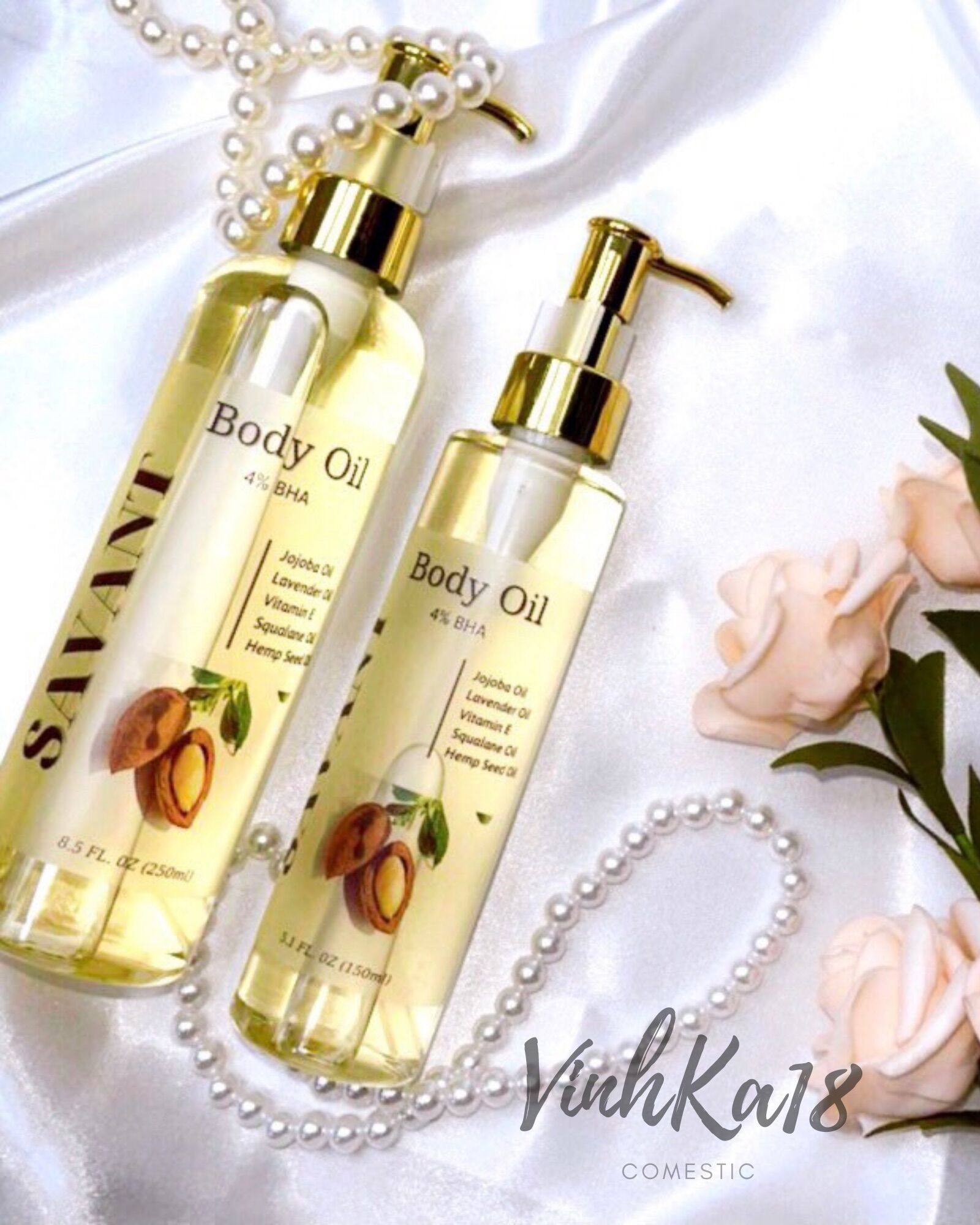 [4%BHA] Body Oil Dưỡng Trắng Da SAVANT