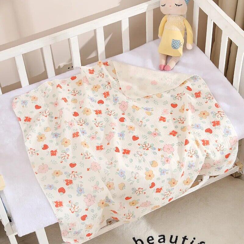 80x80cm em bé nhận được chăn cho trẻ sơ sinh bông Muslin Swaddle Chăn bộ đồ giường trẻ sơ sinh khăn tắm em bé mặt hàng mẹ trẻ em