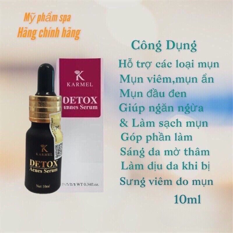 Serum detox acnes kamel hỗ trợ giải quyết mụn ẩn, mụn đầu đen thu nhỏ lỗ chân lông