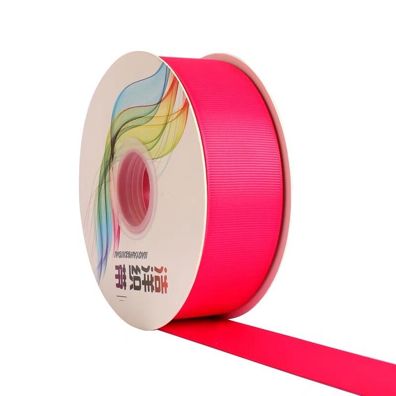 Cuộn 3m ruy băng gân trơn 4cm