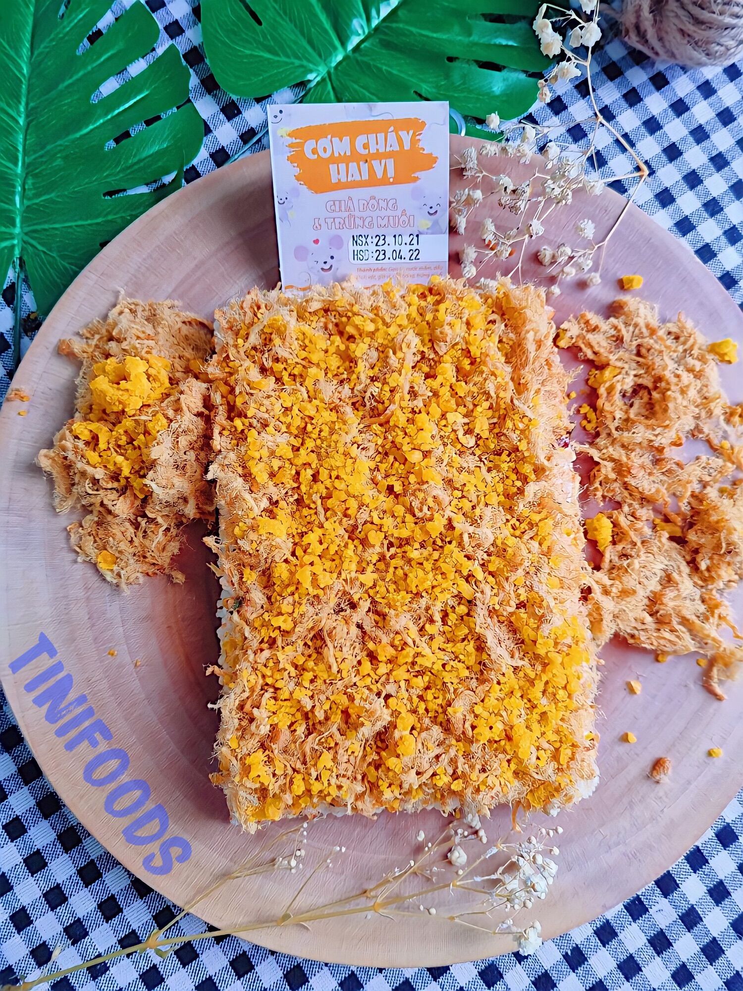 Cơm cháy đặc biệt - vị chà bông & trứng muối 180g