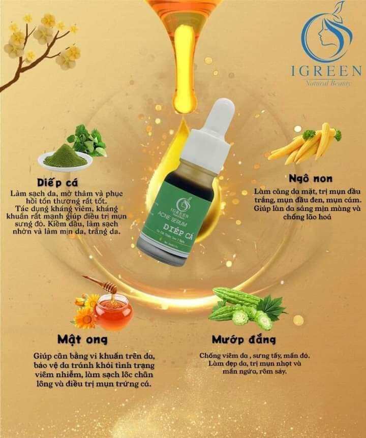 Serum Diếp Cá igreen (chính hãng )