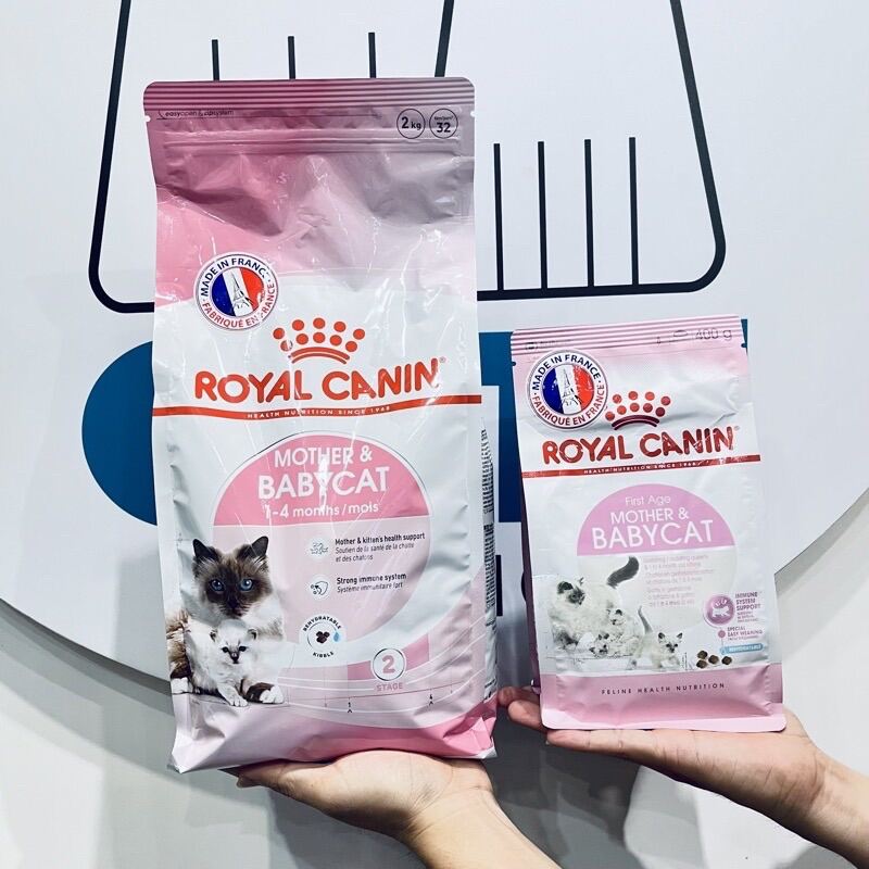 Thức ăn hạt cho mèo Royal Canin Mother and Baby Cat túi 400gr