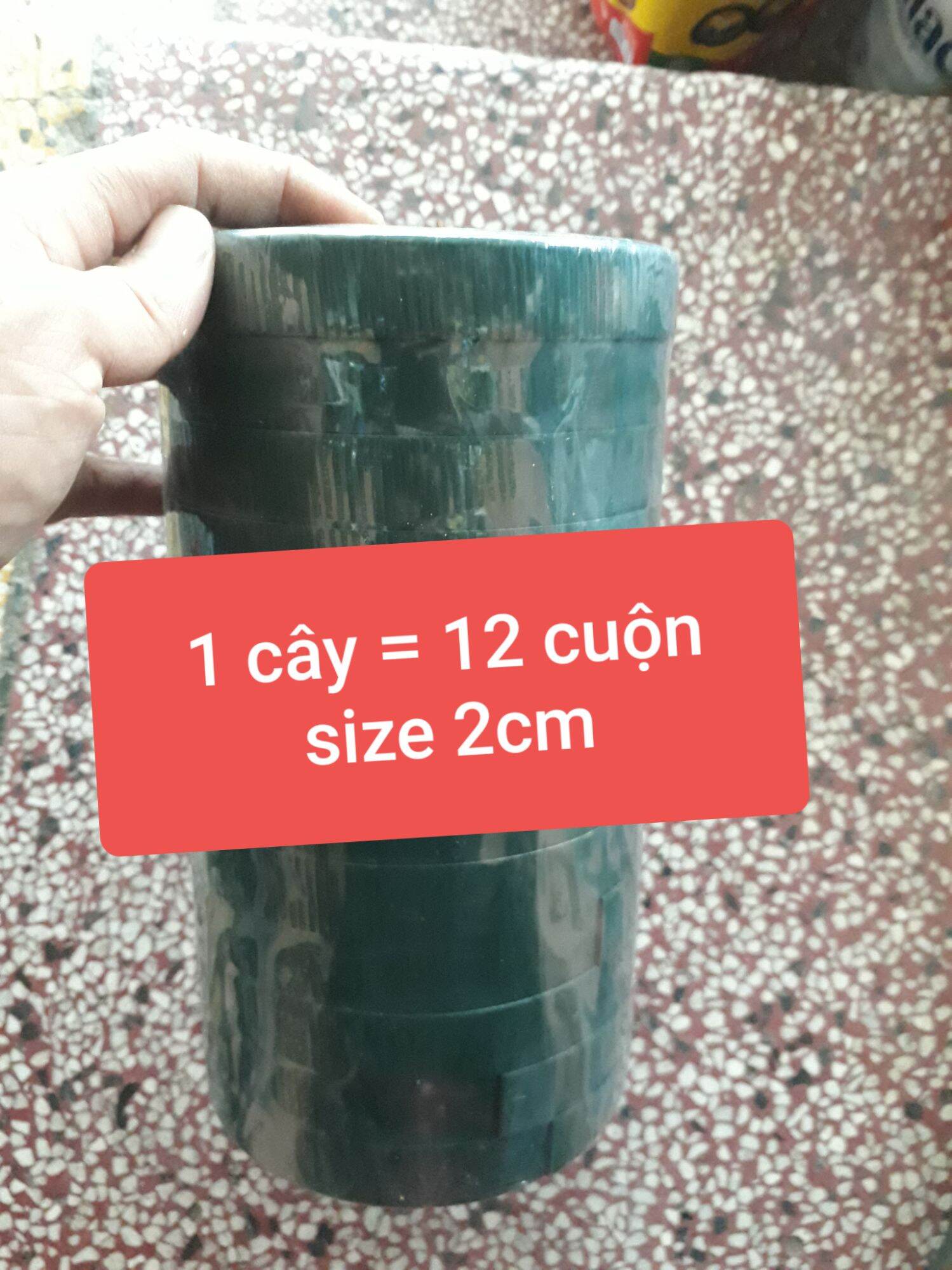 Băng keo 2 mặt loại tốt size 2cm