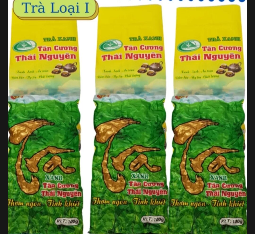 1 kg chè tân cương thái nguyên thơm ngon sn toàn 10 goi x 100g
