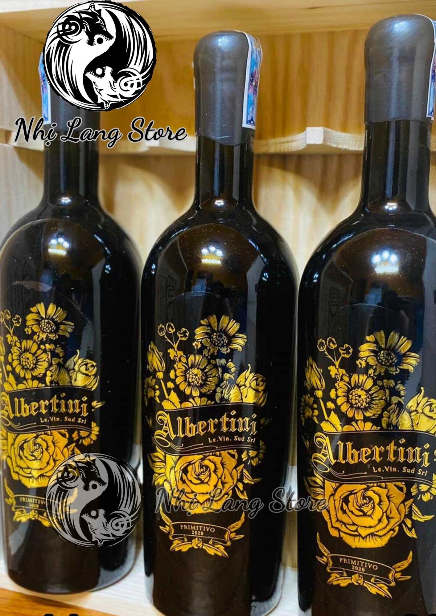 Vang ý albertini 17 primitivo - vang đỏ - nhị lang store