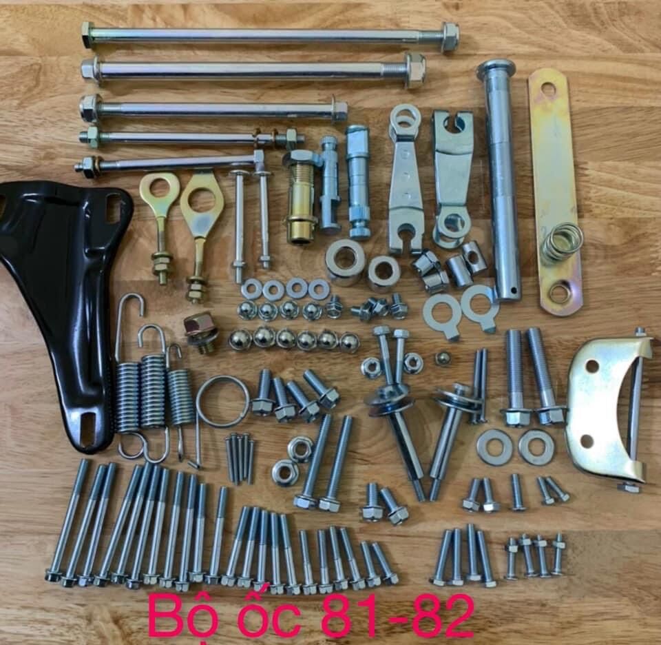 Bộ ốc tiêu chuẩn xe máy Honda ( dream thái - dream việt - wanpha- rs )
