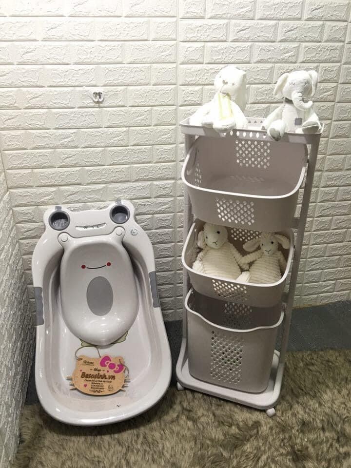 Chậu tắm cho bé hình ếch