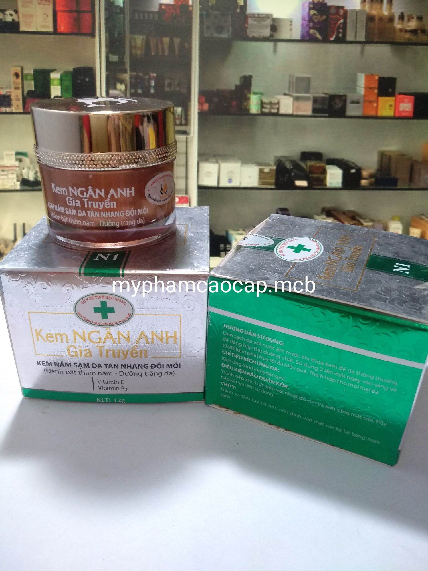 Kem ngân anh gia truyền nám sạm tàn nhang đồi mồi 12g