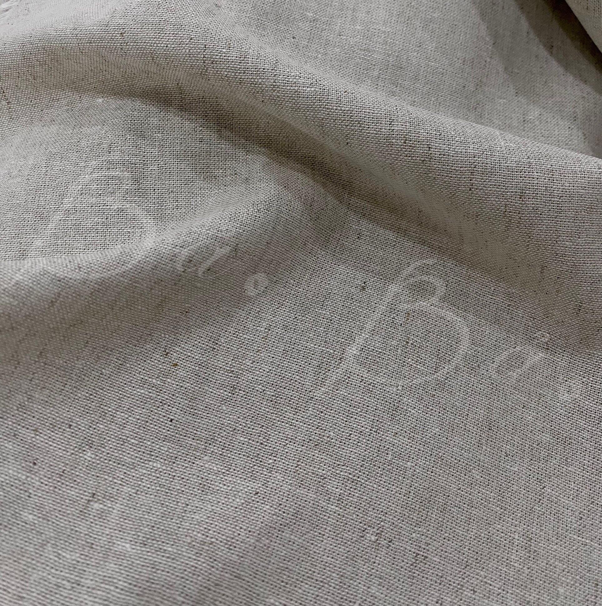 Vải Linen Bố Bột Kem Mộc Mềm Rũ Khổ 1m50