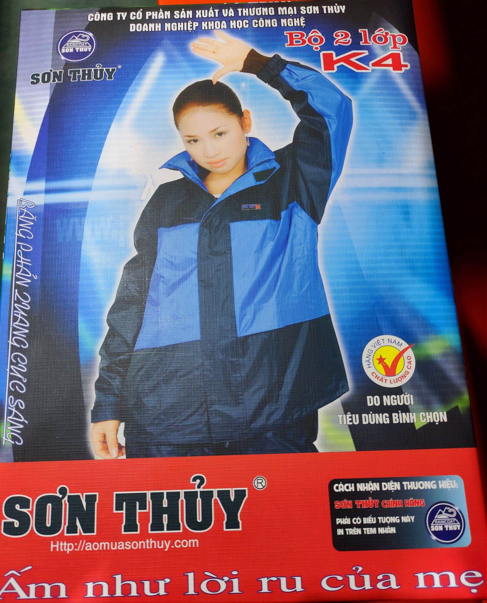 Bộ áo mưa sơn thủy k4