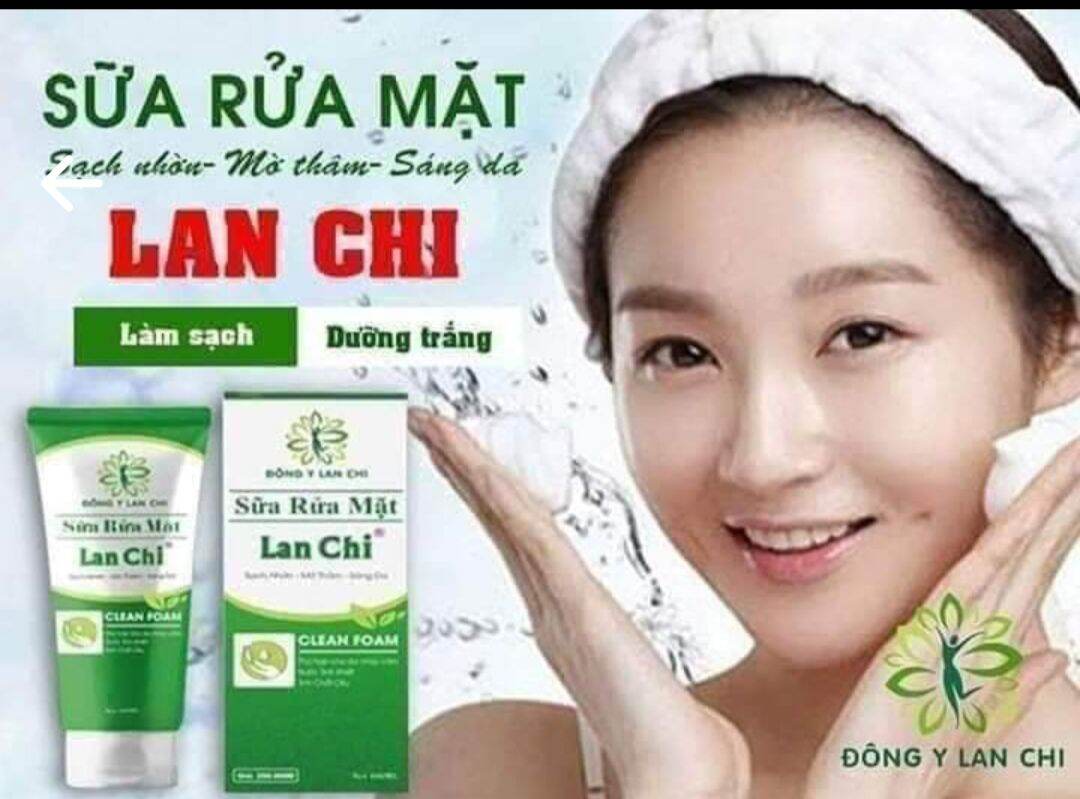 Sữa rửa mặt Lan Chi _ sạch nhờn, sáng da, mờ thâm, giảm mụn