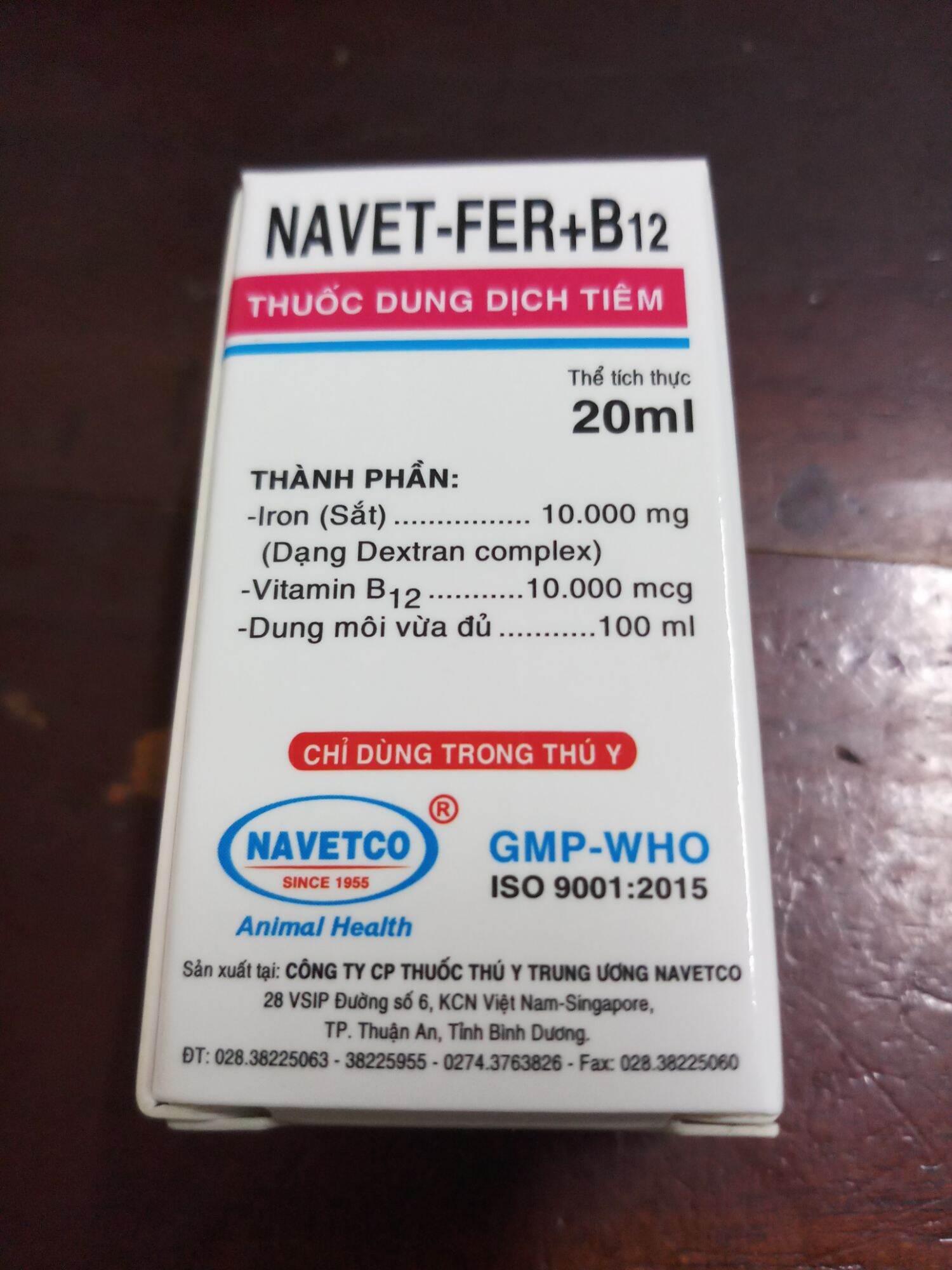 Navet Fer B12 20ml bổ sung sắt cho thú non pet healthcare bird feed