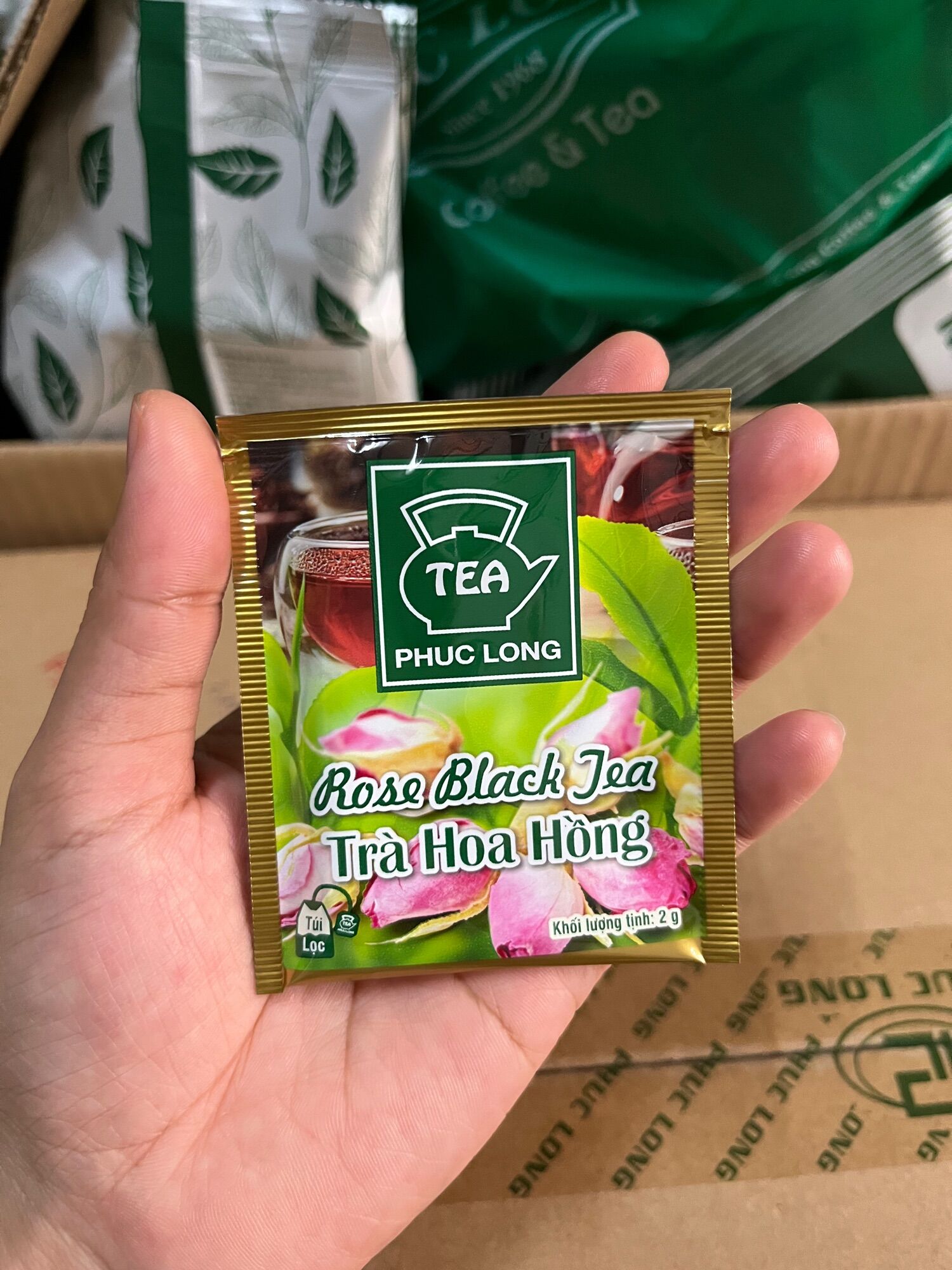 Trà Hoa Hồng Túi Lọc Phúc Long 25 tép 2g