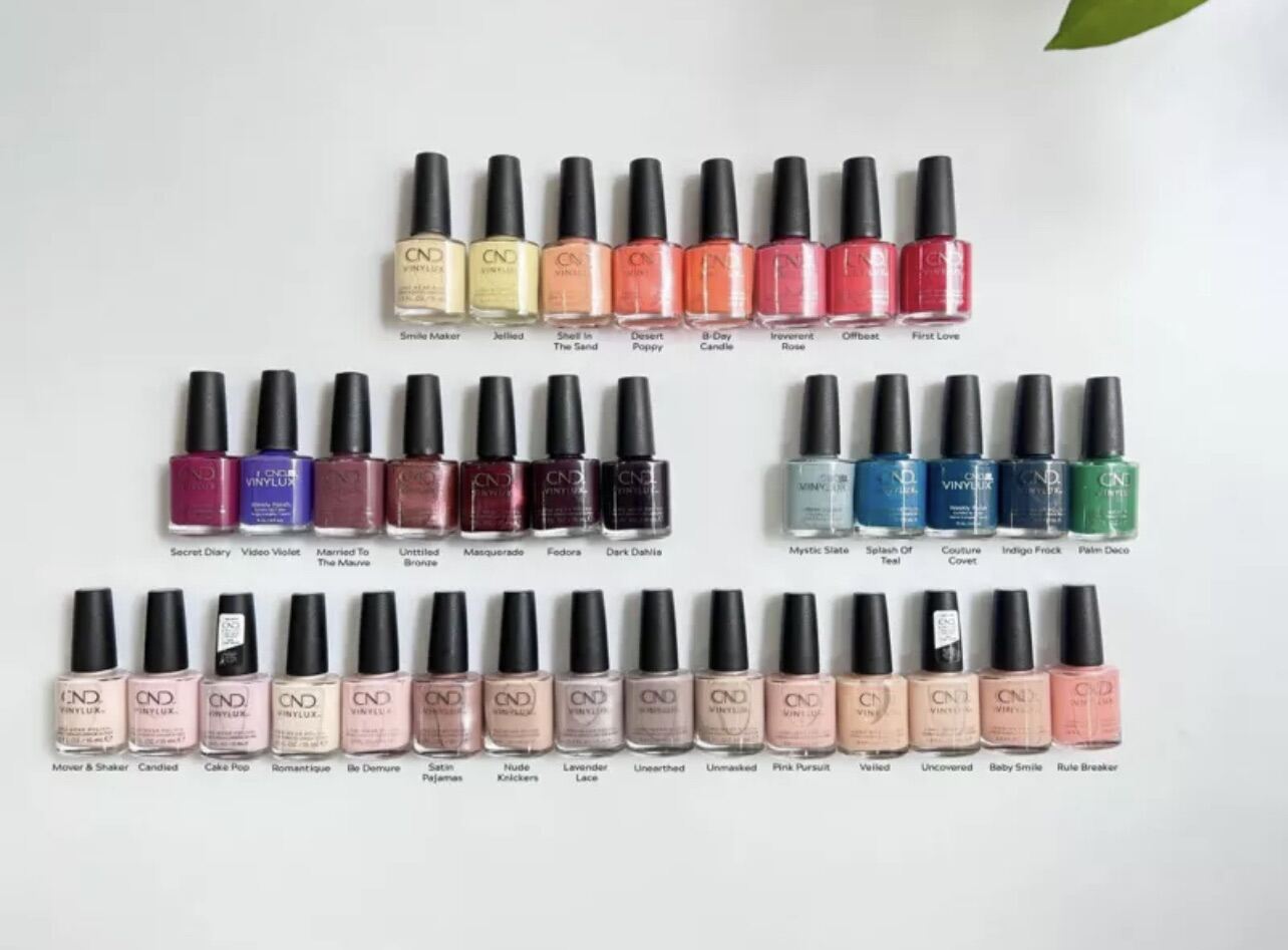 Sơn thường nhanh khô CND vinylux không gây vàng móng ib lựa màu